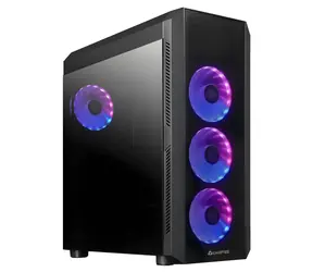 CHIEFTEC Scorpion 4 GL-04B-UC-OP černá / ATX / 2x USB 3.0 / USB-C / 4x120mm ARGB / průhledná bočnice