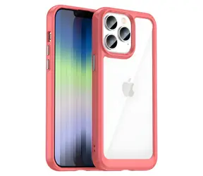 Hurtel Outer Space Case červená / Kryt / Apple iPhone 14 Pro Max / Gelový rámeček