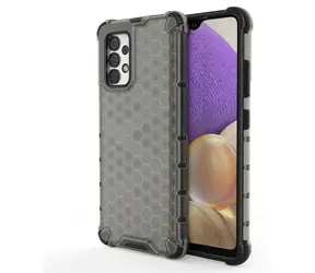 Hurtel Honeycomb Case černá / Kryt / Samsung Galaxy A03s / Gelový rámeček