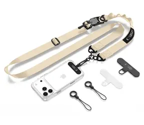Tech-Protect C9S Rope Crossbody béžová / Popruh na telefon
