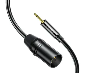 Orico AXKF černá / Audio kabel / Jack 3,5mm - XLR (F) / 5 m