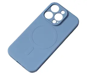 Hurtel Silicone Case MagSafe tmavě modrá / Kryt / Apple iPhone 15 Pro Max / Silikonový
