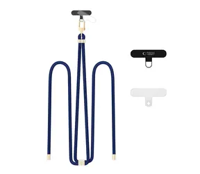 Tech-Protect C7S Rope modrá / Popruh na telefon / Crossbody / pletený