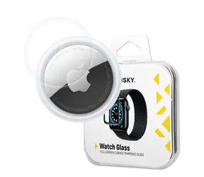 Wozinsky Hybridní ochranné sklo pro Apple AirTag černá / Ochranné sklo / Hybridní