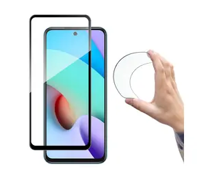 Wozinsky Tvrzené sklo Xiaomi Redmi 10 černá / Ochranné sklo / Full Cover s rámečkem / lepení přes celý displej