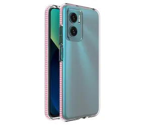 Hurtel Spring Case pro Xiaomi Redmi 10 světle růžová / Pouzdro / Gelové TPU / Barevný rámeček