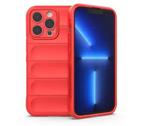 Hurtel Magic Shield Case červená / Kryt / Apple iPhone 13 Pro Max / Flexibilní odolný