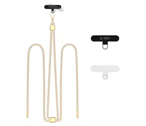 Tech-Protect C2S Rope béžová / Popruh přes rameno pro smartphone