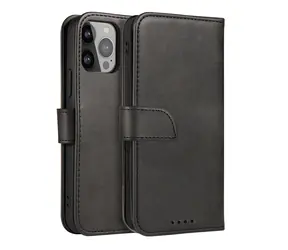 Hurtel Magnet Case černá / Kryt / Apple iPhone 14 Plus / Flip s klopou / Stojánek