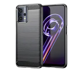 Hurtel Carbon Case Realme 9 Pro černá / Ochranný kryt / Karbonový vzhled / Flexibilní