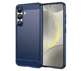 Hurtel Carbon Case modrá / Kryt / Apple iPhone 16e, 17e / karbonový vzhled