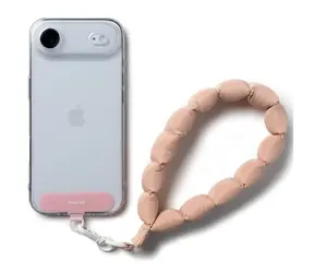 Ringke Holder & Puffer růžová / Popruh na zápěstí pro telefon / univerzální