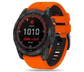 Tech-Protect IconBand Pro oranžovo-černá / Řemínek / Garmin Fenix 3 & 5X & 3HR & 5X Plus & 6X & 6X Pro & 7X