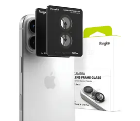 Ringke Camera Frame Protector 2-pack černá / Ochranné sklo fotoaparátu / Apple iPhone 16, 16 Plus