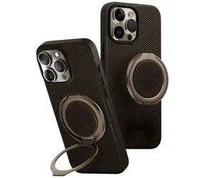 UNIQ Keva Air iPhone 16 Pro Max hnědá / Ochranný kryt / MagClick charging / GripFit