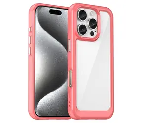 Hurtel Outer Space Case červená / Kryt / Apple iPhone 16 Pro Max / gelový rámeček