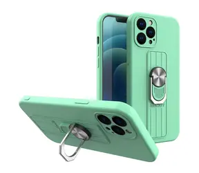 Hurtel Ring Case pro Apple iPhone 11 Pro Max mintová / Pouzdro / Silikonové / Držák na prst / Stojánek