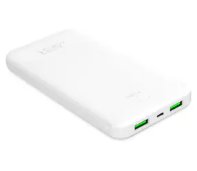 Puro 10000mAh bílá / Powerbanka / 12 W / 2x USB-A + USB-C
