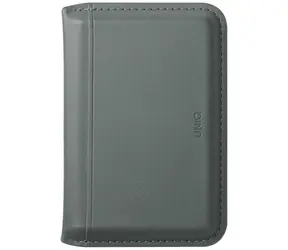 UNIQ Lyden DS zelená / Peněženka se stojánkem / MagSafe nabíjení / RFID ochrana