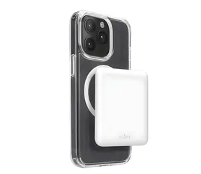 Puro Power Mag bílá / Powerbanka / 5000 mAh / MagSafe / 10 W / USB-C