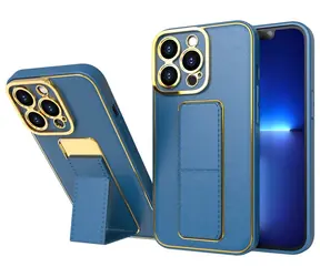 Hurtel Kickstand Case modrá / Kryt / Apple iPhone 12 Pro / se stojánkem