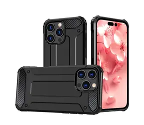 Hurtel Hybrid Armor černá / Ochranný kryt / Apple iPhone 16 Pro Max