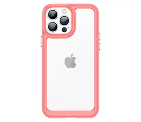 Hurtel Outer Space Case červená / Ochranný kryt / Gelový rámeček / Apple iPhone 12 Pro Max