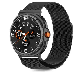 Tech-Protect MilaneseBand černá / Řemínek milánský tah / pro Samsung Galaxy Watch / 40/44/46 mm