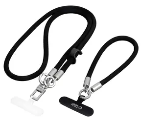 Tech-Protect C10S Rope černá, titanová / Šňůrka na telefon