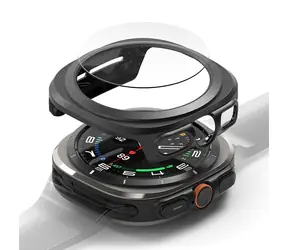 Ringke Slim + Tempered Glass Samsung Galaxy Watch Ultra 47mm černá / Ochranný kryt / Tvrzené sklo