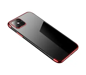 Hurtel Clear Color Case červená