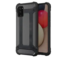 Hurtel Hybrid Armor odolné pouzdro pro Samsung Galaxy A03s černá / Pouzdro / Odolné / Hybrid Armor