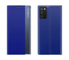 Hurtel New Sleep Case pro Samsung Galaxy A03s modrá / Flipové pouzdro / Stojánek