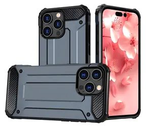 Hurtel Hybrid Armor modrá / Kryt / Apple iPhone 16 Pro Max / Odolný hybridní