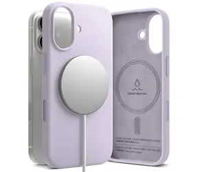 Ringke Silicone Magnetic iPhone 17 fialová / Kryt / MagSafe