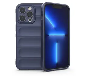Hurtel Magic Shield odolné pouzdro Apple iPhone 13 Pro Max tmavě modrá / Pouzdro / Odolné / Flexibilní