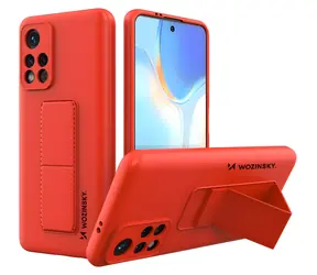 Wozinsky Kickstand pouzdro pro Xiaomi Redmi 10 červená