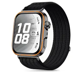 Tech-Protect Nylon Strap černá / Řemínek / Huawei Watch Fit 3/4/4 Pro/5/5 Pro / nylonový
