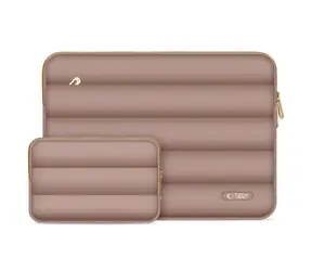 Tech-Protect Puffy 13-14" hnědá / Pouzdro pro notebook do 14" / hnědá