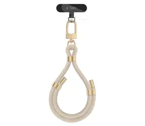 Tech-Protect C4S Rope béžová / Popruh na zápěstí pro smartphone
