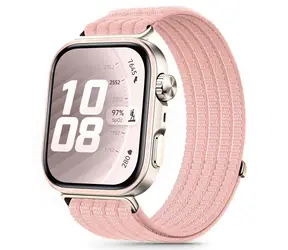 Tech-Protect Nylon Strap růžová / Řemínek / Huawei Watch Fit 3/4/4 Pro/5/5 Pro / nylonový