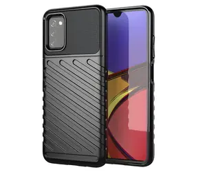 Hurtel Thunder Case černá / Kryt / Samsung Galaxy A03s / odolné TPU