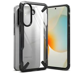 Ringke Fusion X čirá, černá / Ochranný kryt / pro Samsung Galaxy A57 5G / čirá záda / vyztužené rohy