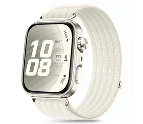 Tech-Protect Nylon Strap bílá / Řemínek / Huawei Watch Fit 3/4/4 Pro/5/5 Pro / nylonový