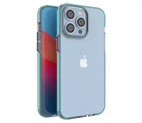 Hurtel Spring Case iPhone 14 Pro Max světle modrá / Kryt na telefon / Silikon / S rámečkem
