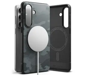 Ringke Onyx MagSafe šedo-černá / Kryt / Samsung Galaxy S26 / MagSafe