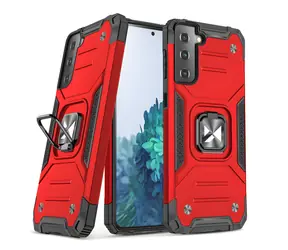 Wozinsky Ring Armor červená / Kryt na mobil / odolný hybridní / magnetický kroužkový držák / Samsung Galaxy S22+
