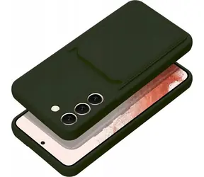 OEM Card Case pouzdro pro Samsung Galaxy A14 4G/5G zelená / Zadní kryt / Prostor pro kreditní kartu