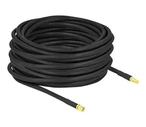 Delock SMA (M) - SMA (F) 15 m / Anténní kabel / LMR300 / černá / pozlacené konektory