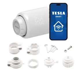 Tesla WiFi SV50 / Termostatická hlavice / WiFi / Chytré vytápění